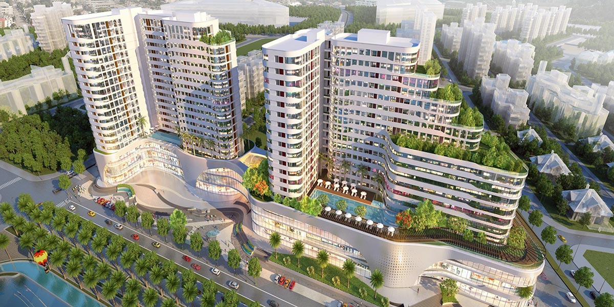 Dự án căn hộ Diamond Sky tại Vạn Phúc City