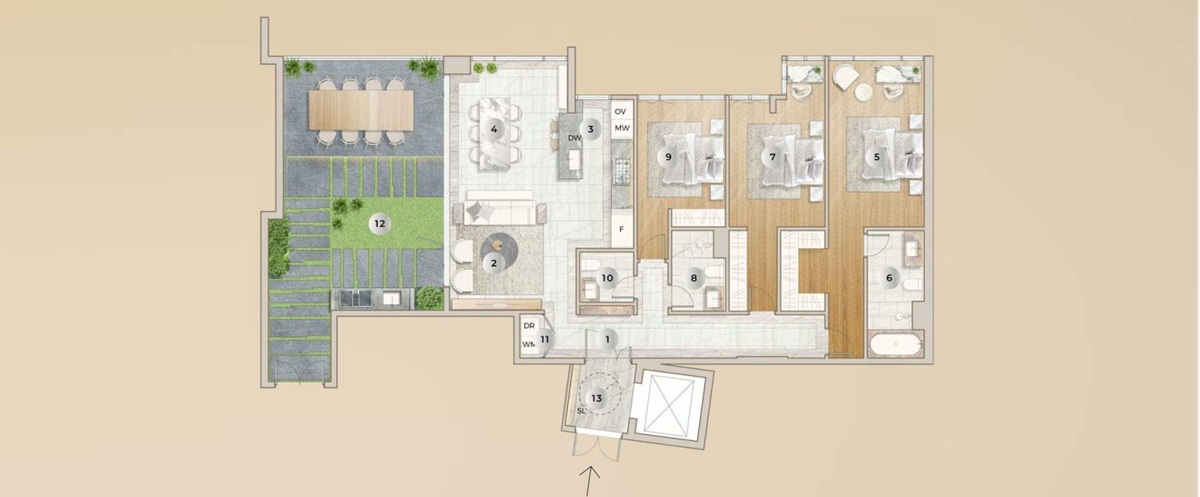 Penthouse Diamond Sky